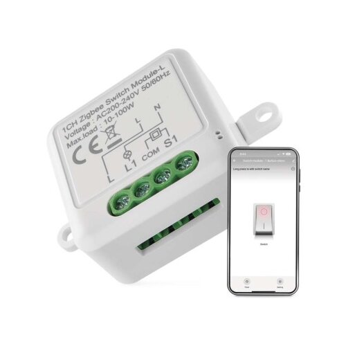  GoSmart stikalni modul IP-2103SZ, ZigBee, 1-kanalni (ne potrebuje žice N) Slike
