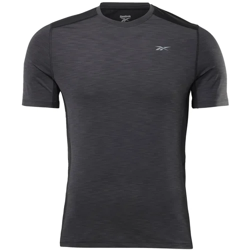 Reebok Sport Funkcionalna majica dimno-siva / črna