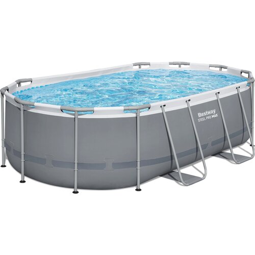 Bestway Frame Pool Oval Set Steel Pro MAX™ 427 x 250 x 100 cm uključujući Filterpumpe - 1 kom Cene