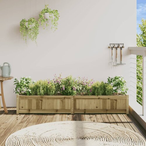  Vrtna sadilica 180 x 31 x 31 cm od impregnirane borovine Slike