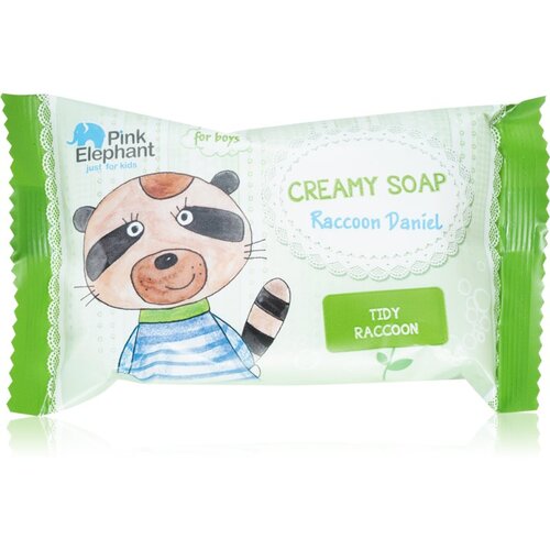 Pink Elephant Boys trdo milo za otroke Raccoon Daniel 90 g Cene