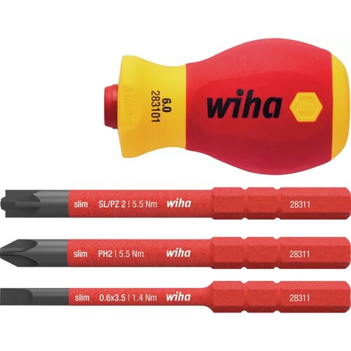 Wiha W41230 odvijač/nastavci vde 1/4stubby Cene