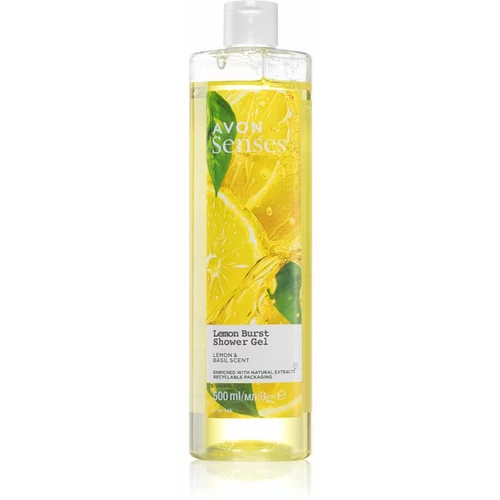 Avon Senses Lemon Burst osvježavajući gel za tuširanje 500 ml