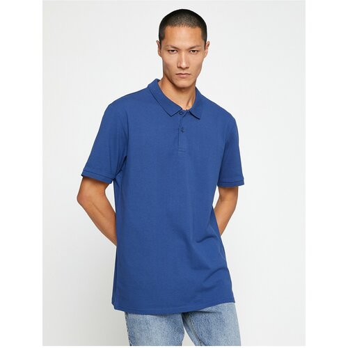 Koton Polo T-shirt - Navy blue - Slim fit Slike