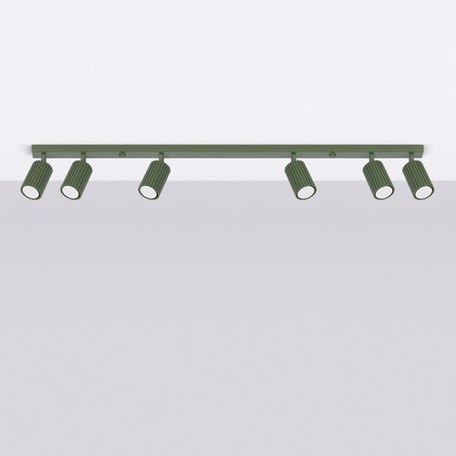 Nice Lamps zelena stropna svjetiljka 6,5x117 cm gleam &amp;ndash; Slike