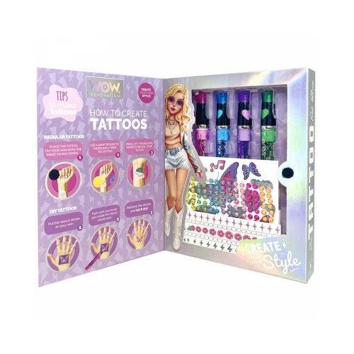 WOW Generation tatoo kreativni set Cene