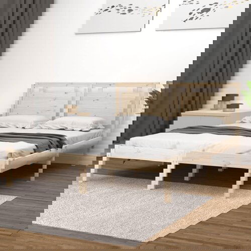  The Living Store Posteljni okvir iz trdnega lesa 135x190 cm - Posteljni Okvir, (21501648) Slike