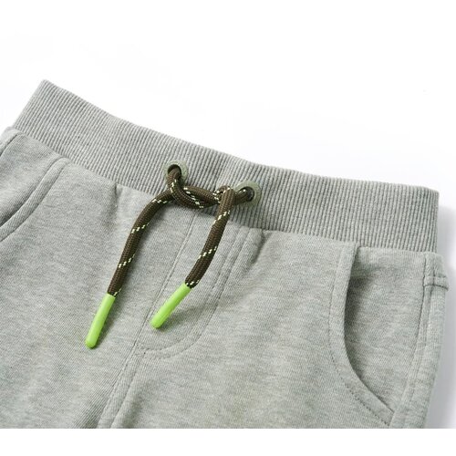  Dječji donji dio trenirke svijetla kaki boja 104 Slike