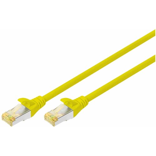 Digitus DK-1644-A-020/Y RJ45 omrežni kabel CAT6a S/FTP 2 m rumena brez halogena, zviti pari, z za&scaron;čitnim zapornim zatičem, ognjevaren 1 kos, (21218924) Cene