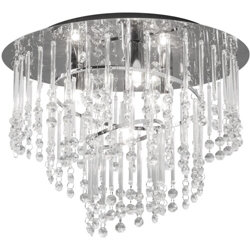 Zuma line 19154M - plafonsko svetlo terre 4xG9/25W/230V, &oslash; 35 cm, hrom/prozirno Cene
