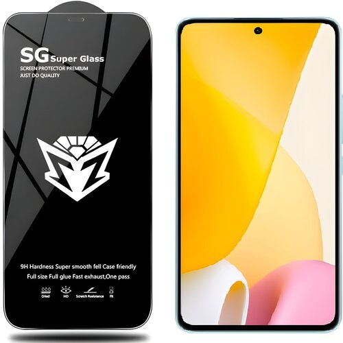  Za&scaron;titno staklo SG Super za Xiaomi 12 Lite - Crna KP24133 Cene