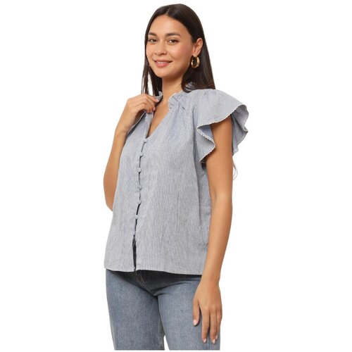 La Modeuse Srajce &amp;amp; Bluze 75221_P177678 Modra Slike