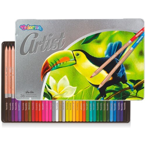 Colorino artist obojene olovke u limenoj kutiji - set od 36 Cene