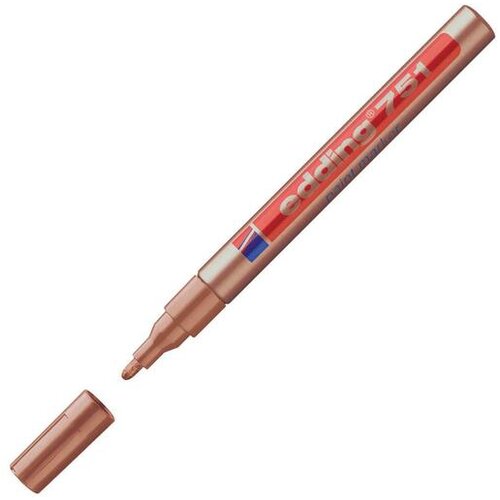 Edding marker z lakom EDE751055 E-751, 1-2 mm, bakren 10 KOS Cene