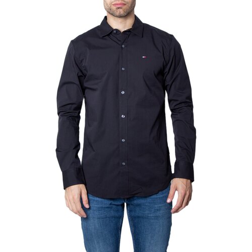 Tommy Hilfiger Srajce z dolgimi rokavi DM0DM04405 - ORIGINAL STRETCH Črna Slike