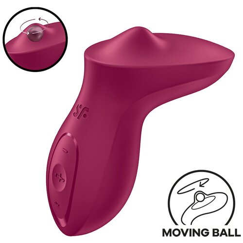 Satisfyer Exciterrr - vibrator za klitoris s rotirajućim kuglicama (crveni) Cijene