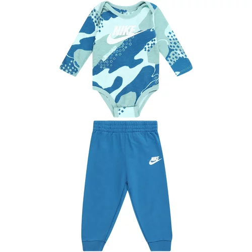 Nike Sportswear Komplet 'CLUB CAMO' modra / svetlo modra / pastelno zelena / bela