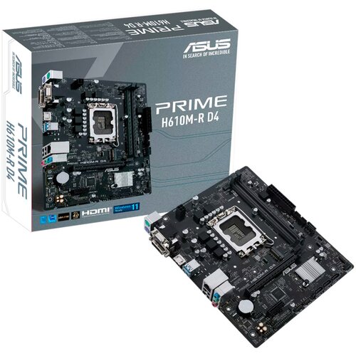 Asus PRIME H610M-R-SI LGA 1700, 2x DDR5,1x M.2,6xUSB 1x DP, 1x VGA, 1x HDMI, mATX Cijene
