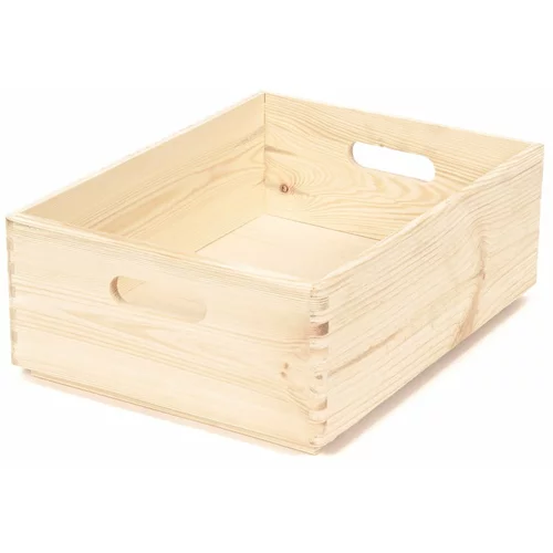 Compactor Škatla za shranjevanje iz borovega lesa Custom, 40 x 30 x 14 cm