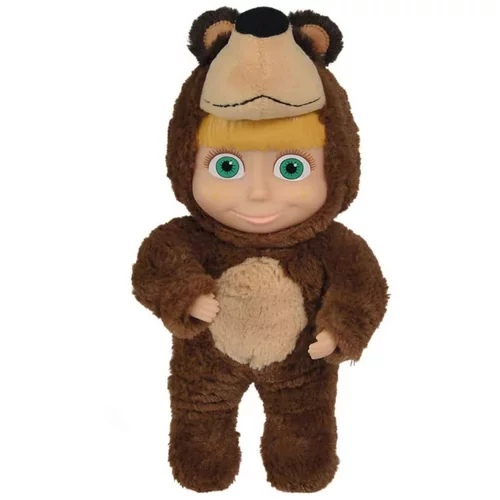 Simba Maša in Medved , Maša oblečena v kostum medveda 23cm