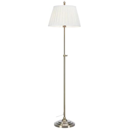 Marksl&amp;ouml;jd 108972 - Podna lampa OXFORD 1xE14/40W/230V bela/mesing Slike