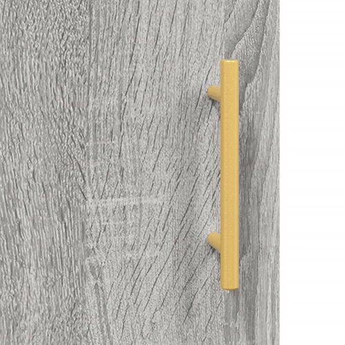  Visoka komoda siva sonome 34,5x34x180 cm od konstruiranog drva Slike