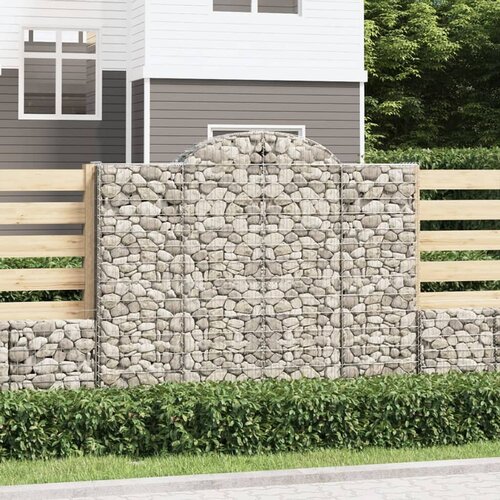  Lučne gabionske košare 3 kom 200x50x160/180cm pocinčano željezo Cijene