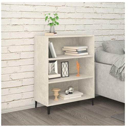  Komoda betonsko siva 69,5x32,5x90 cm konstruiran les Cene