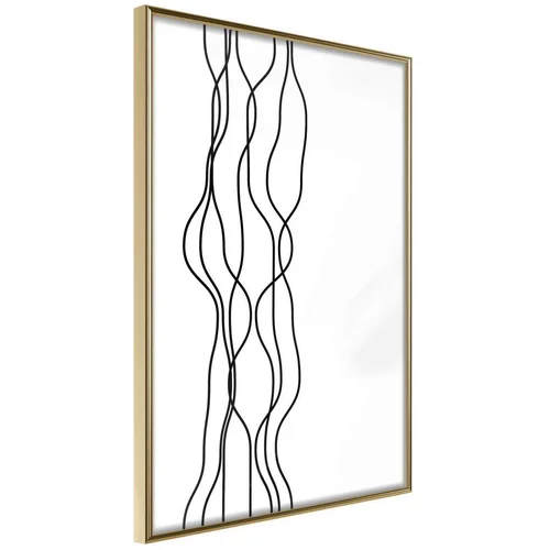  Poster - Wavy Lines 30x45