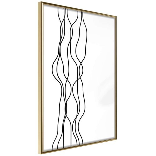  Poster - Wavy Lines 30x45 Slike