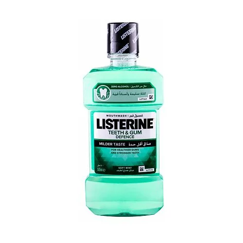 Listerine Mouthwash Teeth & Gum Defence ustna vodica za zaščito zob in dlesni 500 ml unisex