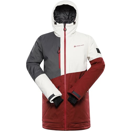 Alpine pro Men's ski jacket with ptx membrane UZER merlot Cijene