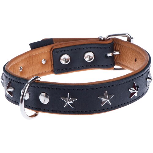 Heim usnjena ovratnica Stars - Velikost 50: 38 - 46 cm obseg vratu Slike