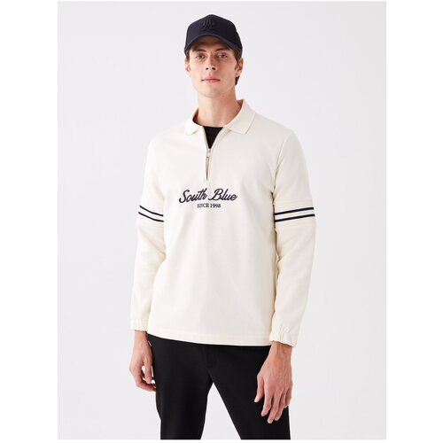 LC Waikiki Polo Neck Long Sleeve Men's Sweatshirt Slike
