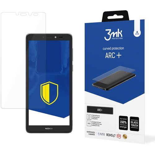 3mk ARC+ ZASLON IZ KALJENEGA STEKLA ZA NOKIA C2 2ND EDITION CASE, (21999634) Cene