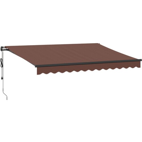 Tenda na automatsko uvlačenje smeđa 350 x 250 cm Slike