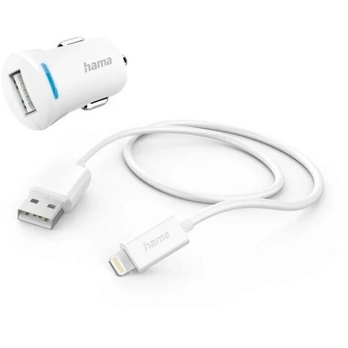  Auto punjac za iPhone, MFI, beli, 12W, 5V/2,4A, 1m Cene