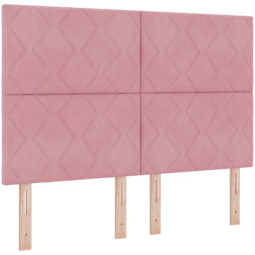 vidaXL Roza vzglavje z diamantnimi bloki 160 cm, (22080402) Cene