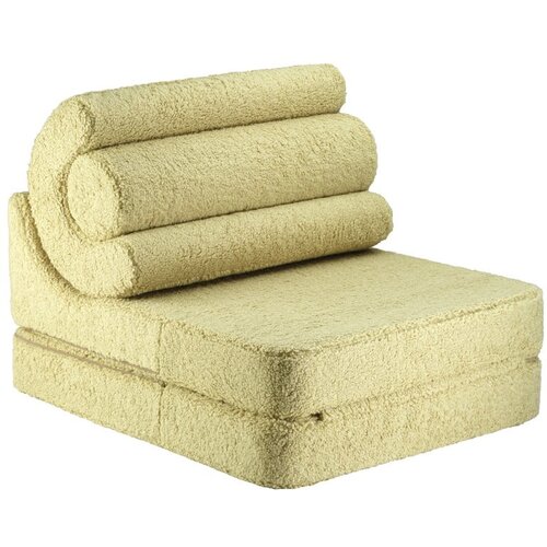 Wigiwama Zelen otro&amp;scaron;ki fotelj iz tkanine boucl&amp;eacute; Flipster &amp;ndash; Slike