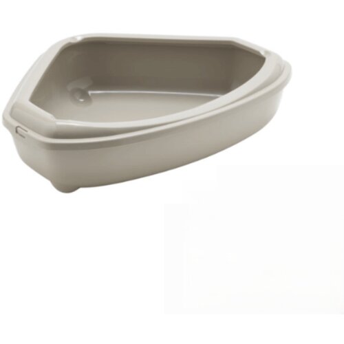 Moderna Toalet za mačke Corner Tray, Ugaoni, Sivi Slike