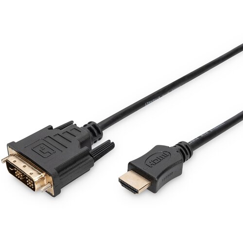 Digitus Kabl HDMI na A-DVI, 2m, Crni Slike