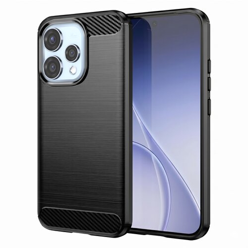 AVIZAR Silikonski Ovitek Oppo Reno 15, Karbonski Videz, Bru&scaron;ena Tekstura, Črna, (5000275259) Cene