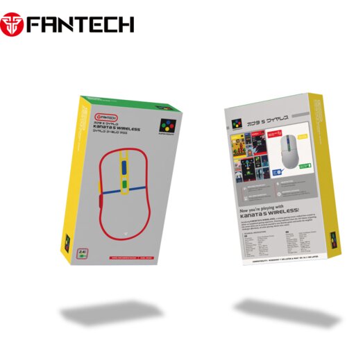 Fantech Gaming bežični mi&amp;scaron; WG9S Kanata S, Sivi Slike