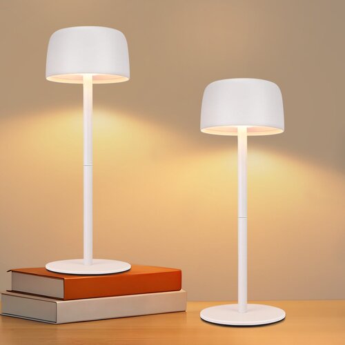 Nettlife Brezžična LED namizna svetilka, komplet 2, na dotik, možnost zatemnitve, 3 barvne temperature, USB polnilna baterija, (5000046050) Slike