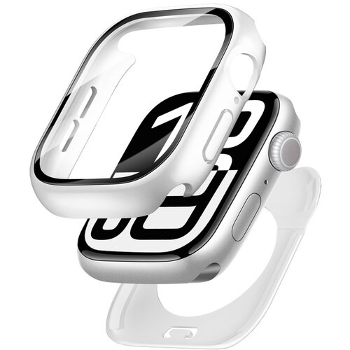 INF elegantno srebrno ohišje za pc s kaljenim steklom za apple watch 42 mm, (22064183) Cene