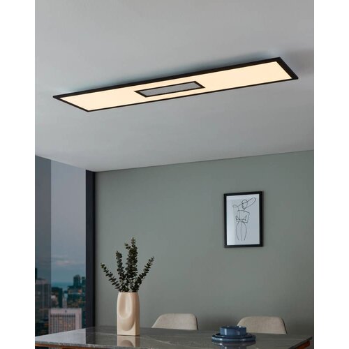 Eglo LED plafonjera Bordonara, 35 W, RGB, crna/bijela, 119,5 x 29,5 cm, 900573 Cijene