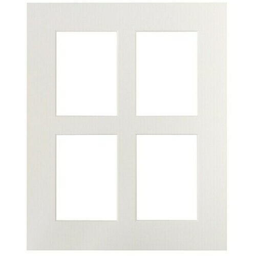 Nielsen Paspartu (Antički bijele boje, D x &amp;Scaron;: 50 x 40 cm, Format slike: 4 slike veličine 13 x 18 cm) Slike