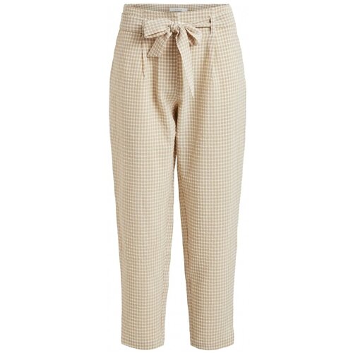 Vila Pants Laidas 7/8 - Cement Bež Slike