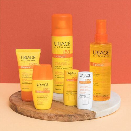 Uriage Bari&amp;eacute;sun Mineral Stick SPF 50+ mineralni za&amp;scaron;titni stick za osjetljiva mjesta SPF 50+ 8 g Slike
