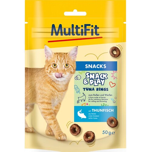 MultiFit poslastica za mačke Snack&amp;amp;Play tuna 50 g Slike